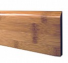 Перваз(цокъл) от бамбуков паркет - Кафяв лъскав цвят