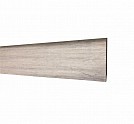Перваз(цокъл) от уплътнен бамбуков паркет - сив цвят